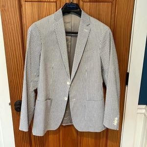 Seersucker men’s sport coat - 40L